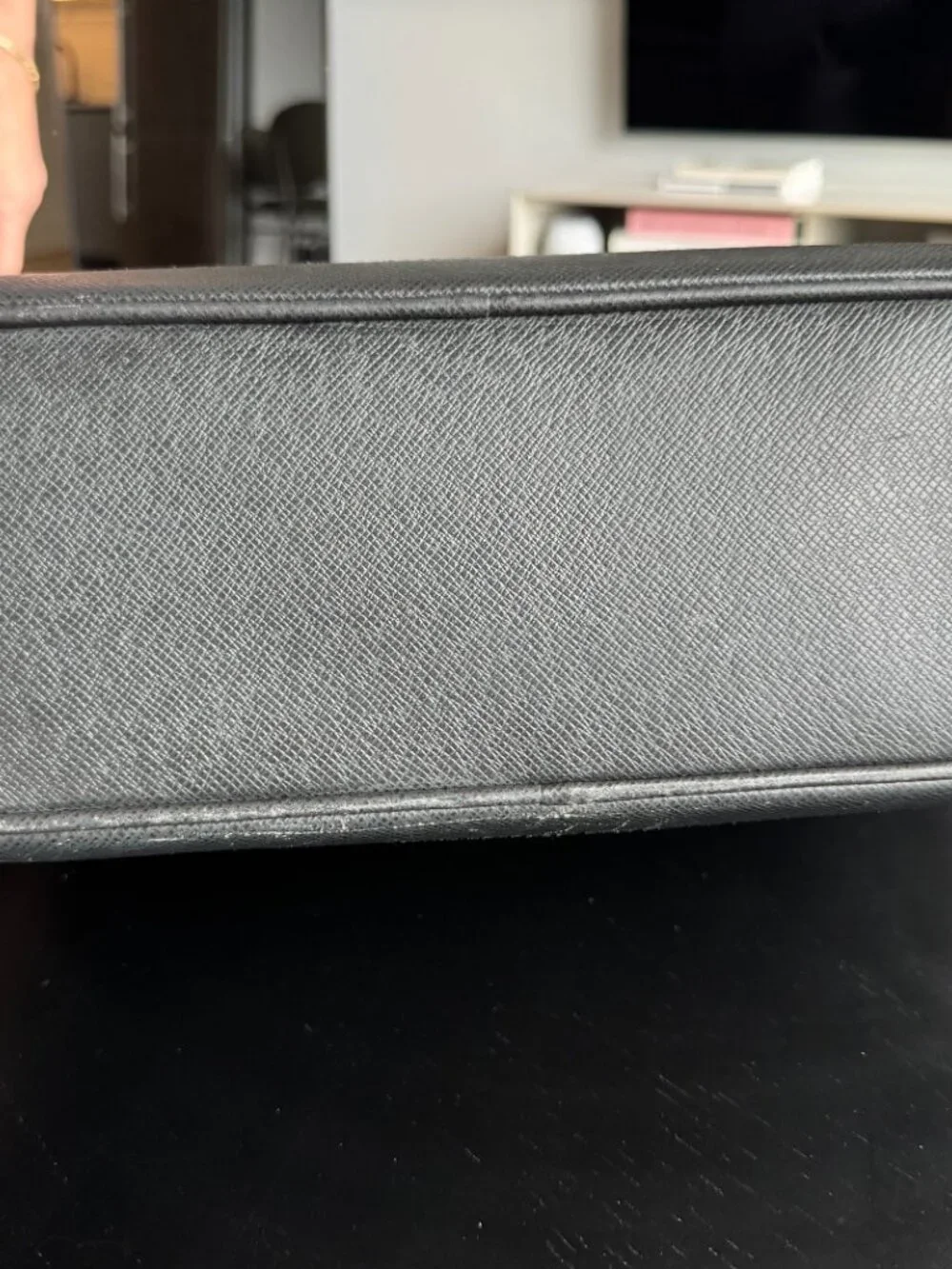 Louis Vuitton Ardoise Taiga Alexander Briefcase